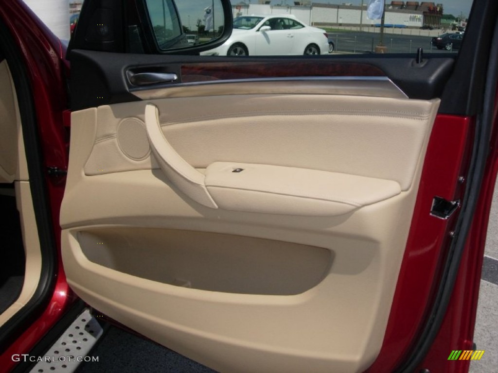 2011 BMW X5 xDrive 35i Sand Beige Door Panel Photo #52999417