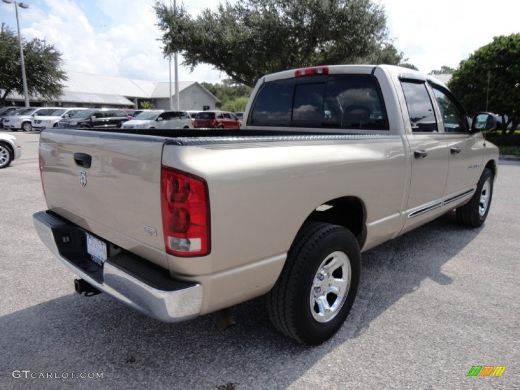 2005 Ram 1500 Laramie Quad Cab - Light Almond Pearl / Dark Slate Gray photo #10