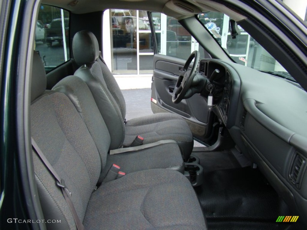 2005 Silverado 1500 Regular Cab - Dark Green Metallic / Dark Charcoal photo #13