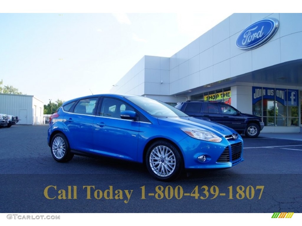 Blue Candy Metallic Ford Focus