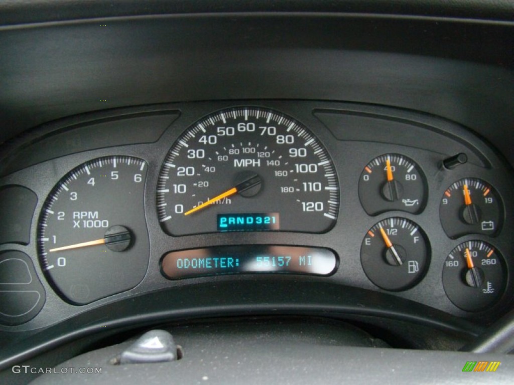 2005 Chevrolet Silverado 1500 Regular Cab Gauges Photo #53000293