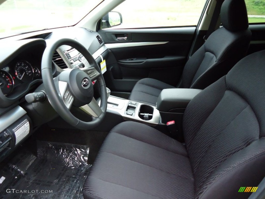 2011 Outback 2.5i Premium Wagon - Graphite Gray Metallic / Off Black photo #11
