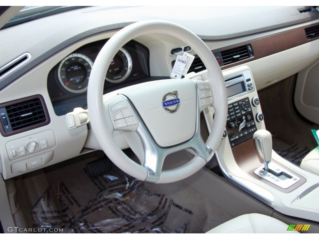 2011 Volvo S80 3.2 Sandstone Beige Dashboard Photo #53001712