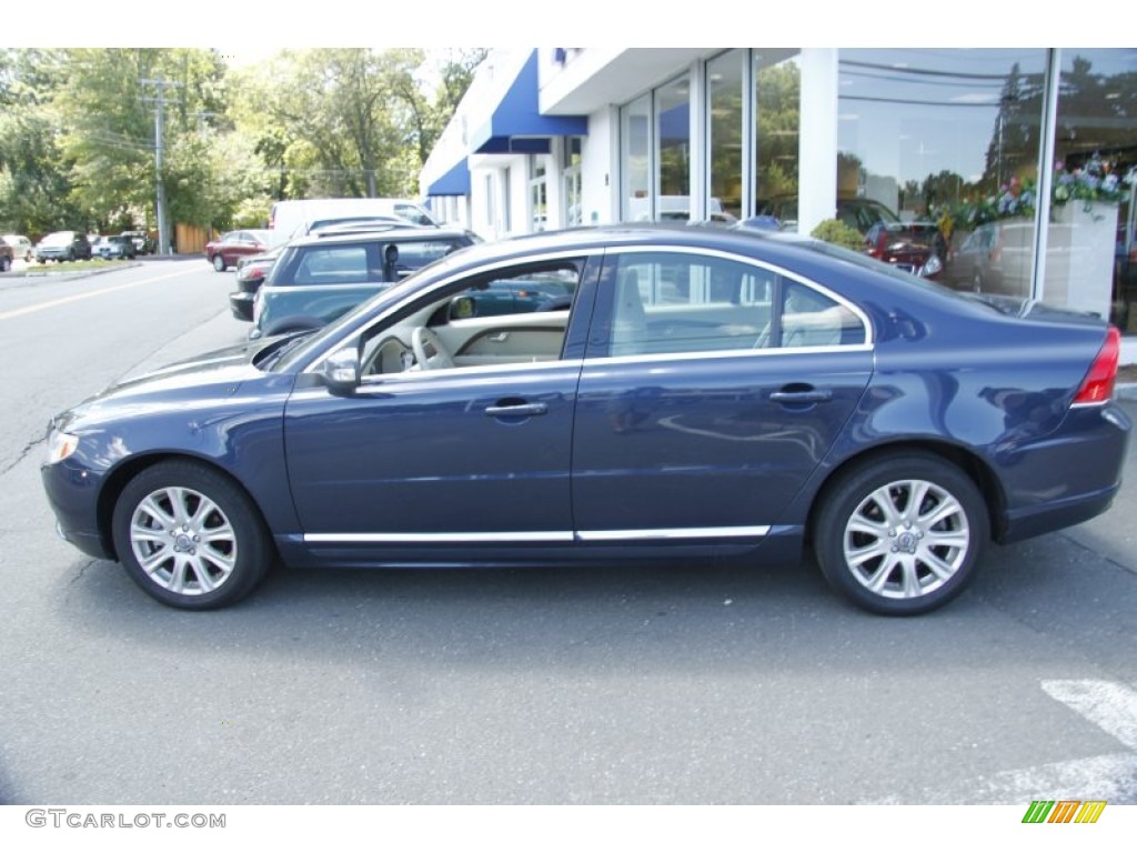 2011 S80 3.2 - Caspian Blue Metallic / Sandstone Beige photo #11