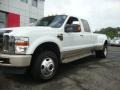 2010 Oxford White Ford F350 Super Duty King Ranch Crew Cab 4x4 Dually  photo #2