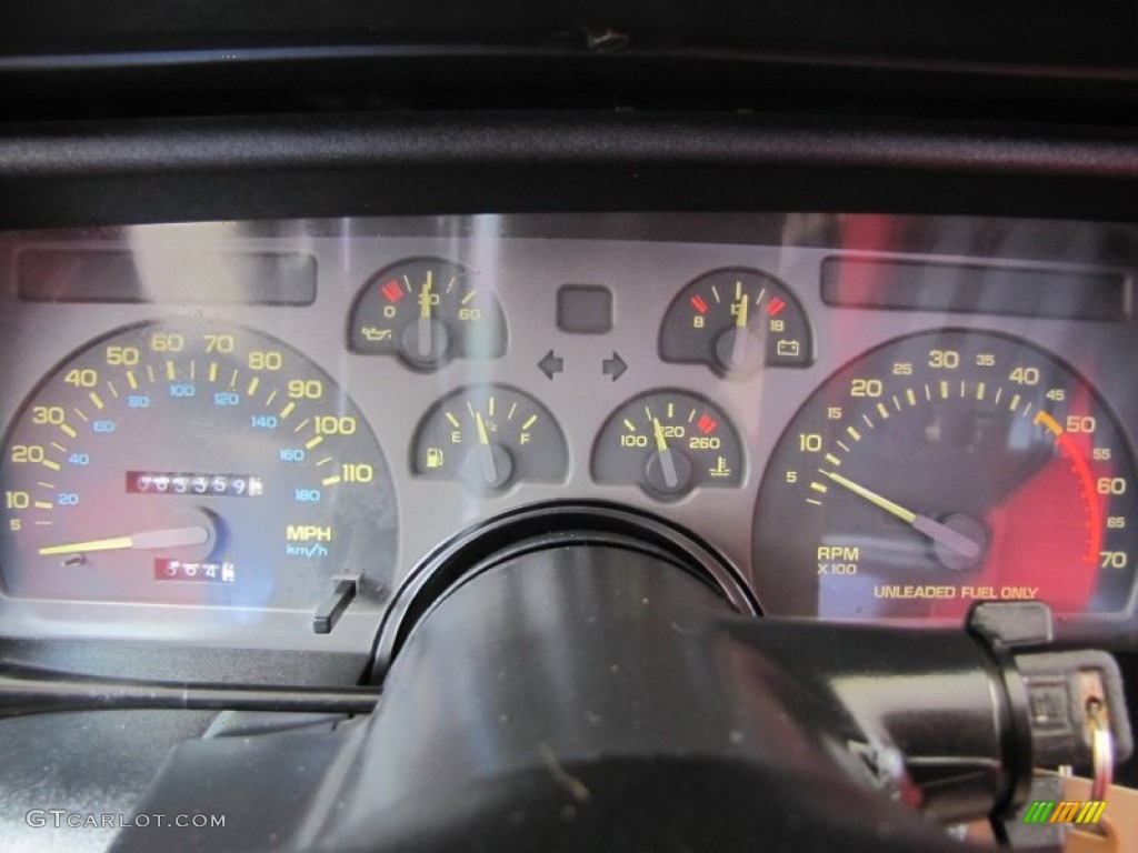 1991 Chevrolet Camaro RS Gauges Photos