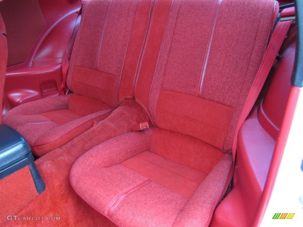 Red Interior 1991 Chevrolet Camaro RS Photo #53003449