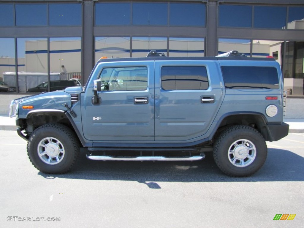 Stealth Gray Metallic 2005 Hummer H2 SUV Exterior Photo #53003728