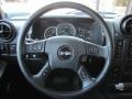 Ebony Black Steering Wheel Photo for 2005 Hummer H2 #53003752
