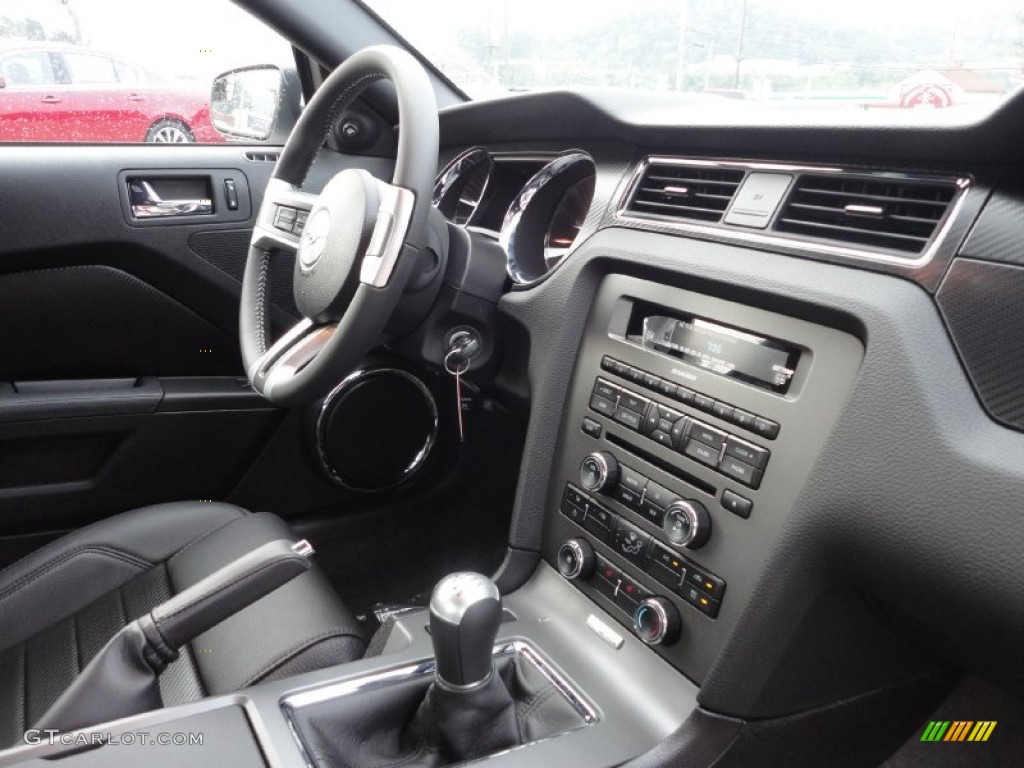 2012 Ford Mustang C/S California Special Coupe Charcoal Black/Carbon Black Dashboard Photo #53004046