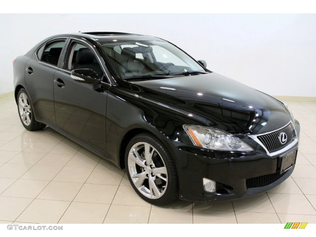 Obsidian Black 2010 Lexus IS 250 Exterior Photo #53005765