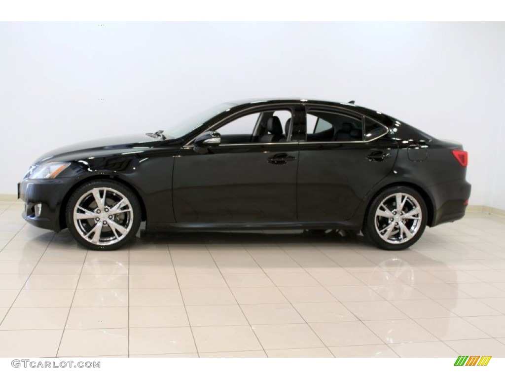 Obsidian Black 2010 Lexus IS 250 Exterior Photo #53005805