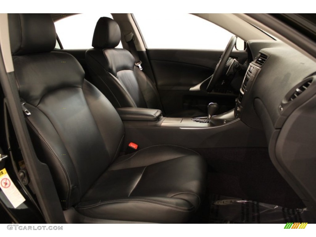Black Interior 2010 Lexus IS 250 Photo #53005988