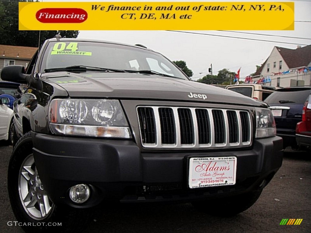 2004 Grand Cherokee Laredo 4x4 - Dark Khaki Pearl / Dark Slate Gray photo #2