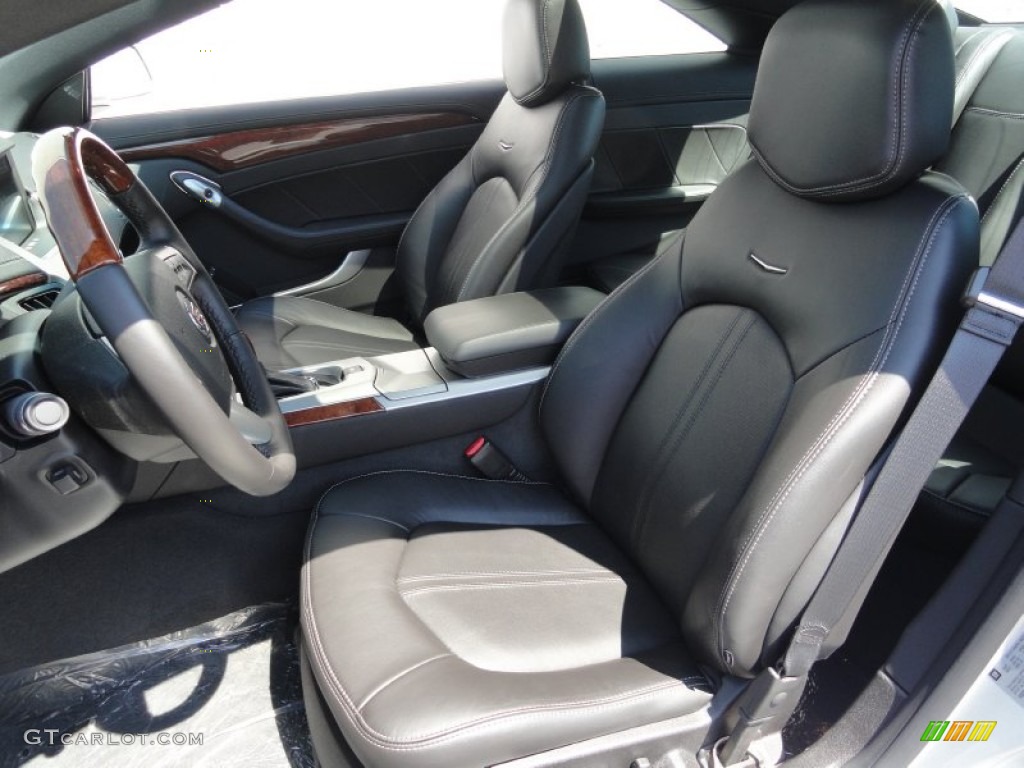 Ebony Interior 2011 Cadillac CTS 4 AWD Coupe Photo #53006537