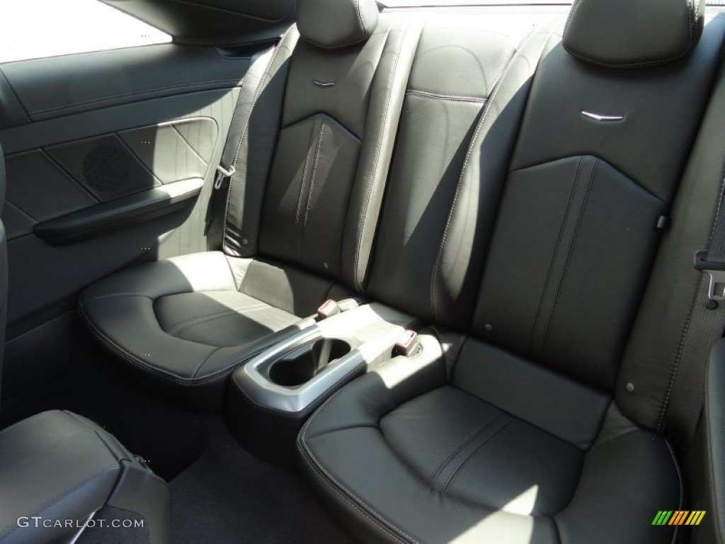 Ebony Interior 2011 Cadillac CTS 4 AWD Coupe Photo #53006546
