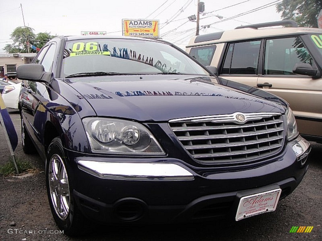 2006 Pacifica Touring AWD - Midnight Blue Pearl / Light Taupe photo #2