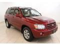 2005 Salsa Red Pearl Toyota Highlander V6  photo #1