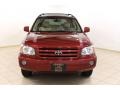 2005 Salsa Red Pearl Toyota Highlander V6  photo #2