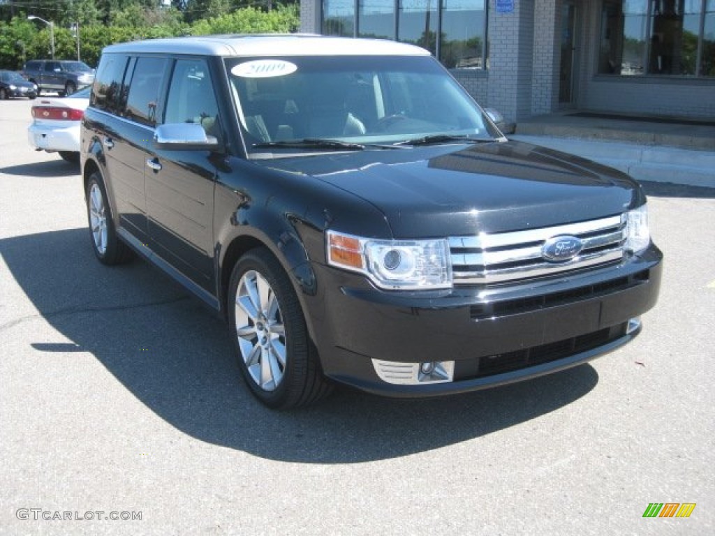 2009 Flex Limited AWD - Black / Charcoal Black photo #1