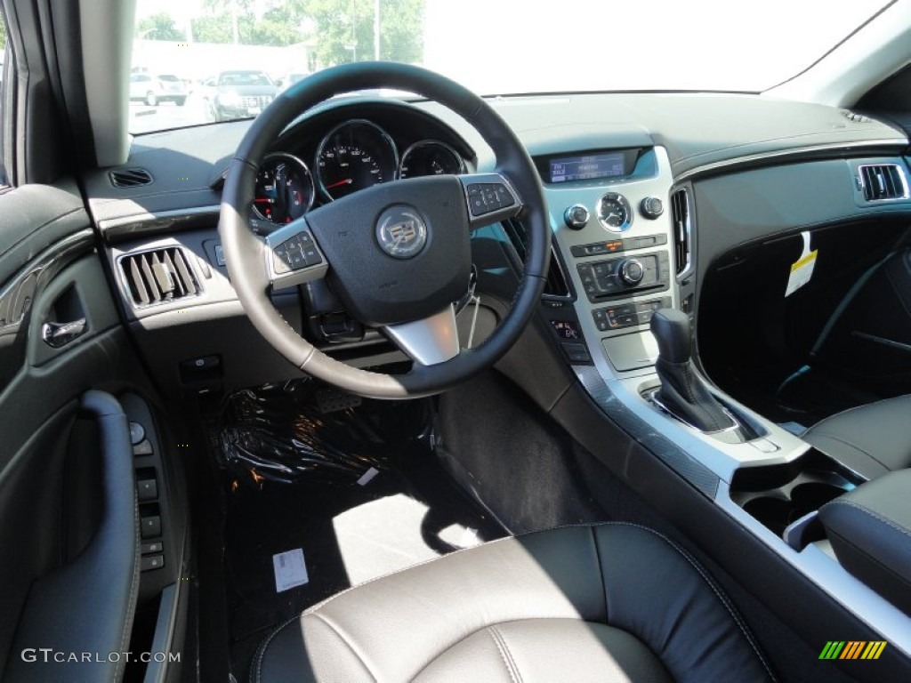2012 Cadillac CTS 3.0 Sedan Ebony/Ebony Dashboard Photo #53007479