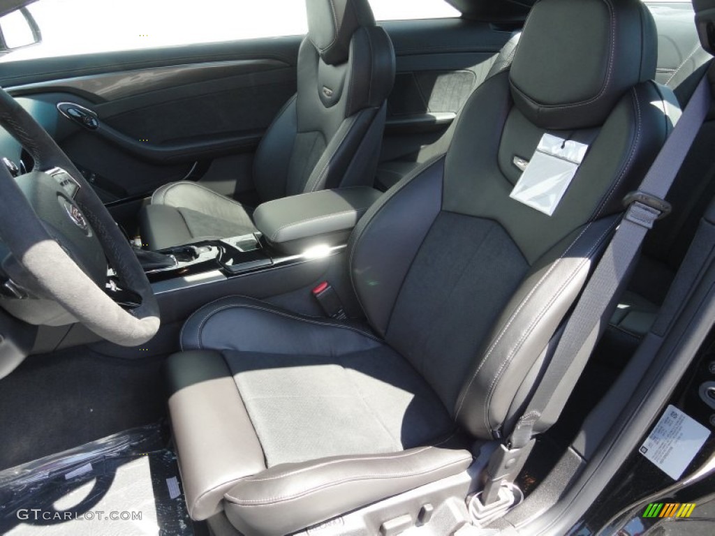 Ebony/Ebony Interior 2012 Cadillac CTS -V Coupe Photo #53008118