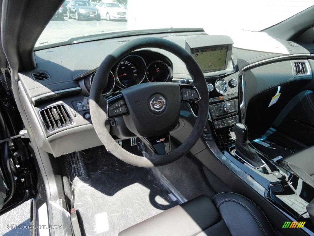 2012 Cadillac CTS -V Coupe Ebony/Ebony Dashboard Photo #53008133