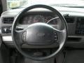 Medium Graphite 2000 Ford F250 Super Duty XLT Crew Cab 4x4 Steering Wheel