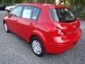 2011 Red Alert Nissan Versa 1.8 S Hatchback  photo #3