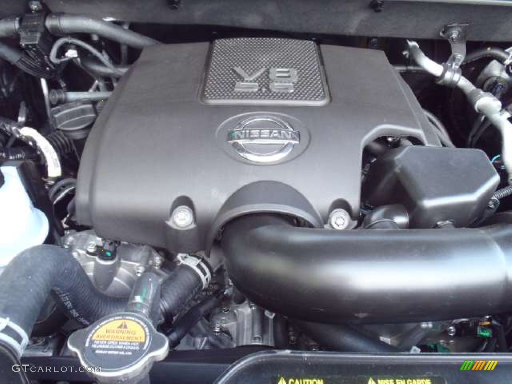 2011 Nissan Armada Platinum 4WD 5.6 Liter Flex-Fuel DOHC 32-Valve CVTCS V8 Engine Photo #53009663