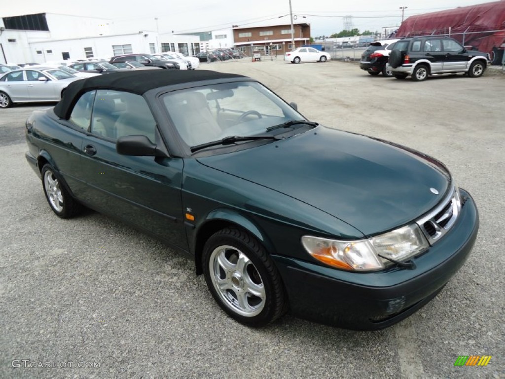 Scarabe Green Metallic 1999 Saab 9-3 SE Convertible Exterior Photo #53010047