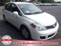 2011 Fresh Powder White Nissan Versa 1.8 S Hatchback  photo #1