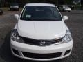 2011 Fresh Powder White Nissan Versa 1.8 S Hatchback  photo #5