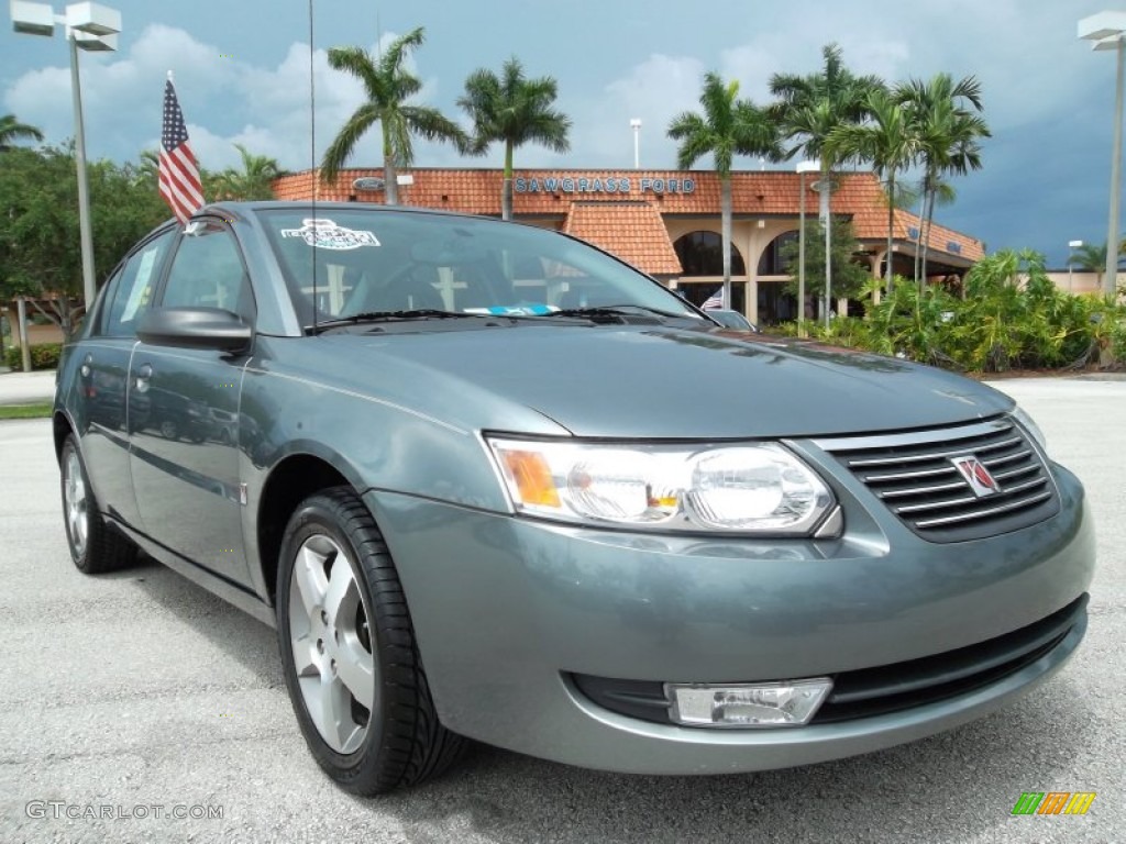 Storm Gray 2007 Saturn ION 3 Sedan Exterior Photo #53010470