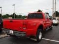 2006 Red Clearcoat Ford F350 Super Duty XLT Crew Cab 4x4 Dually  photo #3