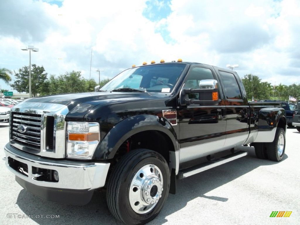 Black 2010 Ford F450 Super Duty Lariat Crew Cab 4x4 Dually Exterior Photo #53011664