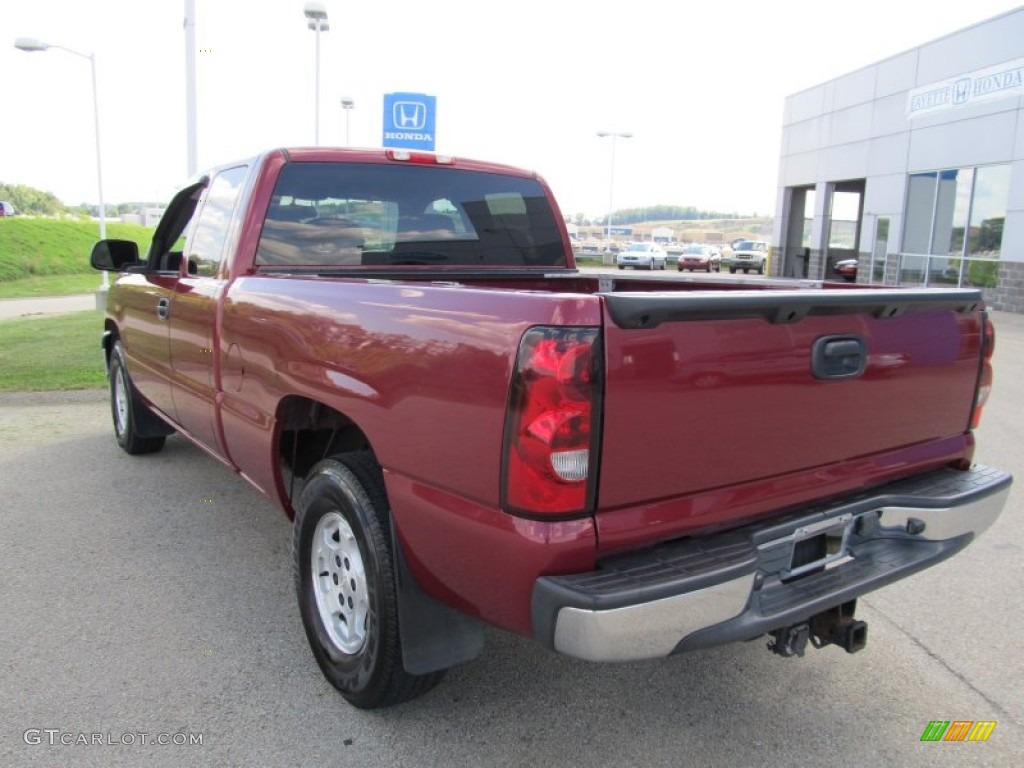 2004 Silverado 1500 LT Extended Cab 4x4 - Sport Red Metallic / Dark Charcoal photo #15