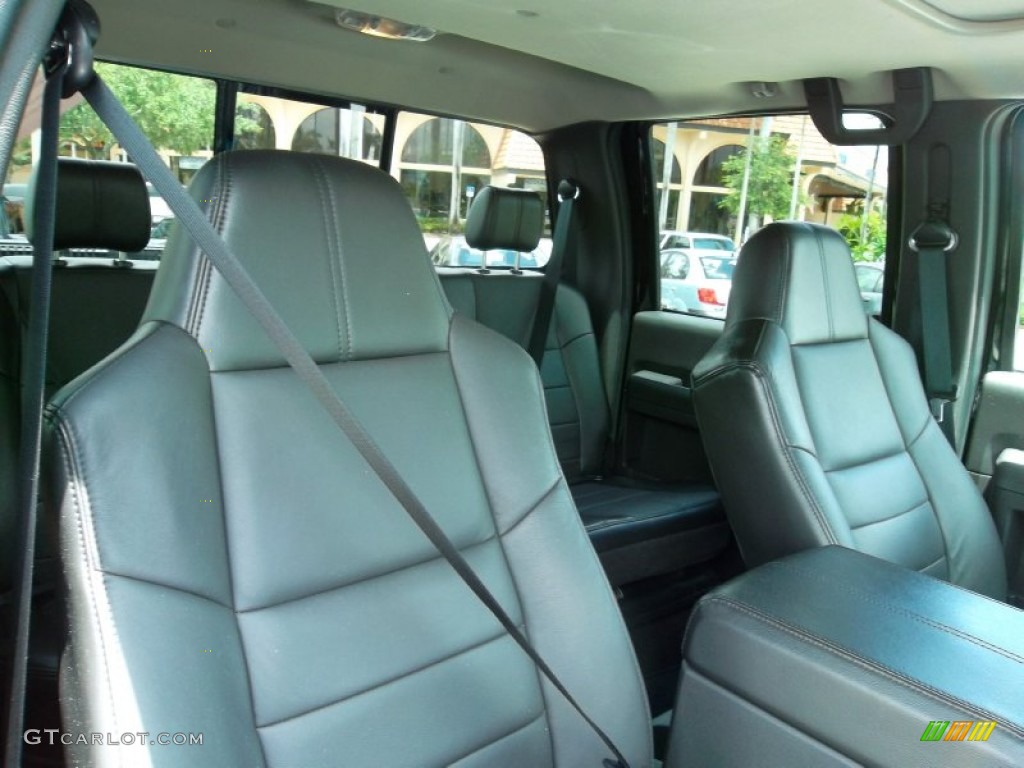 Black Interior 2010 Ford F450 Super Duty Lariat Crew Cab 4x4 Dually Photo #53011763