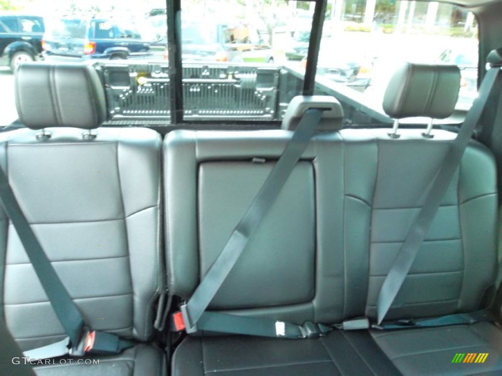 Black Interior 2010 Ford F450 Super Duty Lariat Crew Cab 4x4 Dually Photo #53011826
