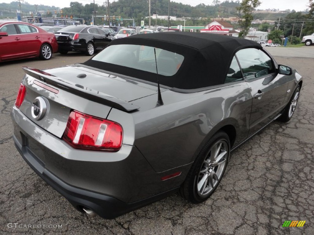 2011 Mustang GT Premium Convertible - Sterling Gray Metallic / Charcoal Black/Cashmere photo #4