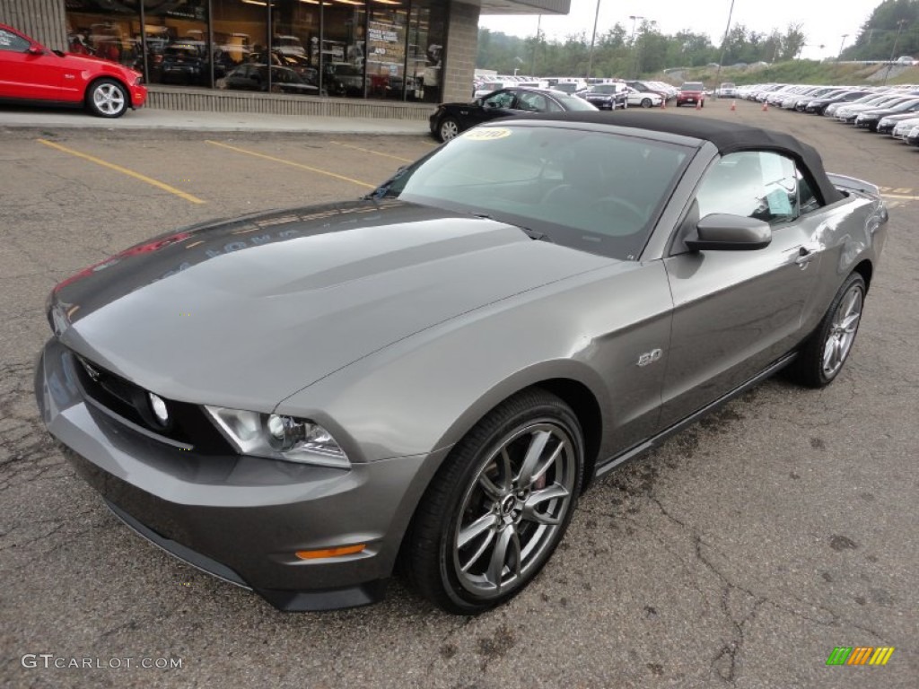 2011 Mustang GT Premium Convertible - Sterling Gray Metallic / Charcoal Black/Cashmere photo #8