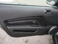 Charcoal Black/Cashmere 2011 Ford Mustang GT Premium Convertible Door Panel