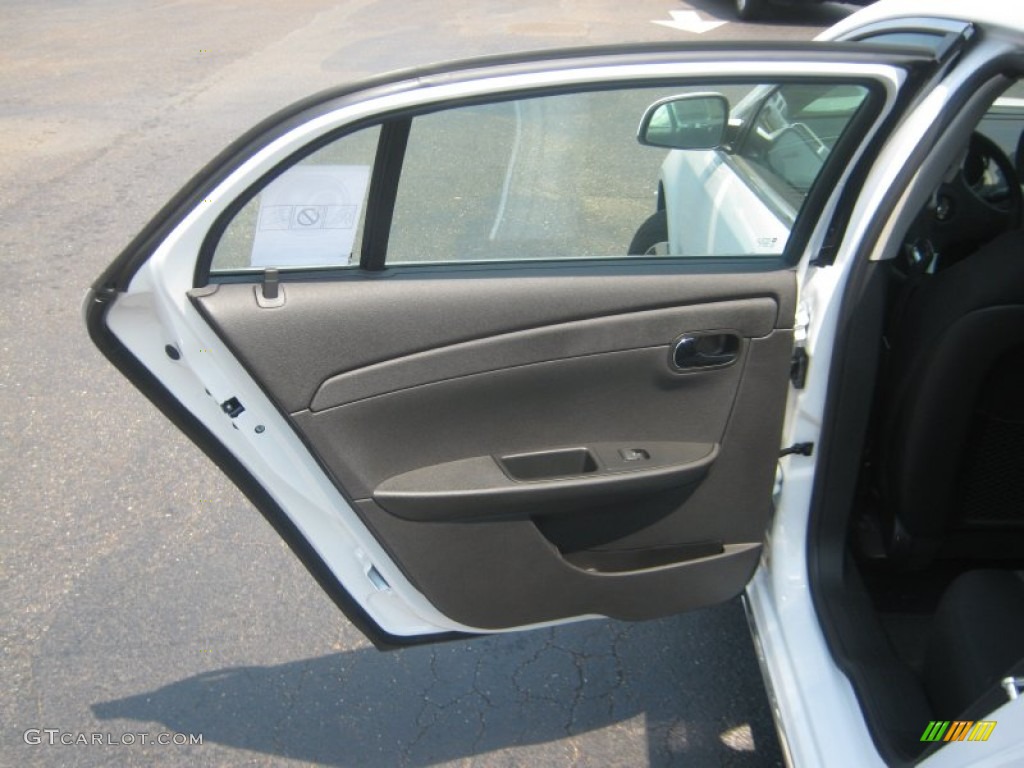 2012 Chevrolet Malibu LT Ebony Door Panel Photo #53012348