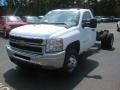 Summit White 2011 Chevrolet Silverado 3500HD Regular Cab 4x4 Chassis