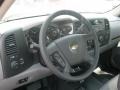 Dark Titanium 2011 Chevrolet Silverado 3500HD Regular Cab 4x4 Chassis Steering Wheel