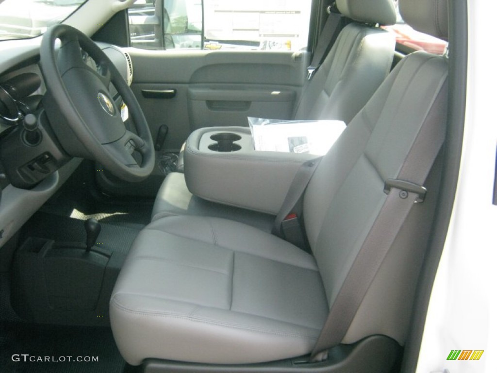 Dark Titanium Interior 2011 Chevrolet Silverado 3500HD Regular Cab 4x4 Chassis Photo #53012672