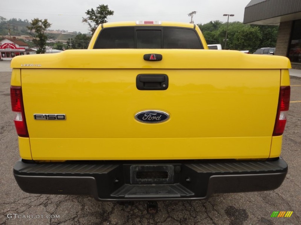 2004 F150 FX4 SuperCab 4x4 - Blazing Yellow / Black photo #3