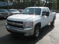 2008 Summit White Chevrolet Silverado 2500HD LT Extended Cab 4x4  photo #1