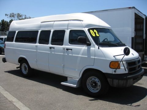 2002 Dodge Ram Van 3500 Passenger Wheelchair Access Data, Info and Specs