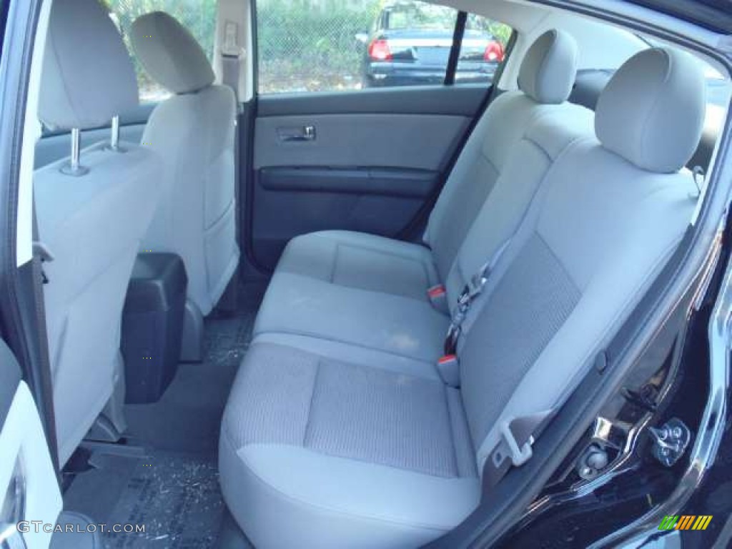 2012 Sentra 2.0 S - Super Black / Charcoal photo #11